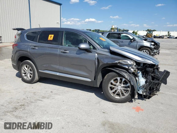 2020 Hyundai Santa Fe SE with VIN 5NMS23ADXLH157562, listed as a Copart auction lot 50577945 with 106,890 mi miles and Non Repairable. Bid and sale history available at carsss.com. Image 4.