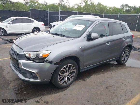 2016 Mitsubishi Outlander Sport 2.0 ES with VIN JA4AR3AU7GZ052741, listed as a IAAI auction lot 41958864 with 99,550 mi miles. Bid and sale history available at carsss.com. Image 2.