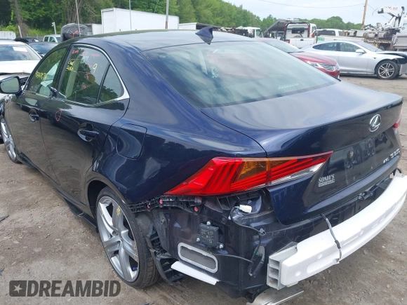 2018 Lexus IS 300 with VIN JTHC81D23J5028949, listed as a IAAI auction lot 42347874 with 60,895 mi miles and . Bid and sale history available at DreamBid. Image 3.