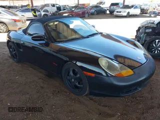 2000 Porsche Boxster with VIN WP0CA2988YU625927, listed as a IAAI auction lot 42562256 with 11,091 mi miles and . Bid and sale history available at DreamBid. Image 1.