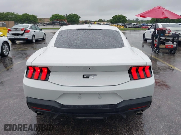 2024 Ford Mustang GT with VIN 1FA6P8CF2R5400362, listed as a IAAI auction lot 42424355 with 5,475 mi miles and . Bid and sale history available at DreamBid. Image 16.