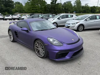 2018 Porsche 718 Cayman S z VIN WP0AB2A8XJK279655, wystawiony jako Copart lot #60089495 z przebiegiem 59 291 mil mil oraz Czysty tytuł • Clean title. Historia ofert i sprzedaży dostępna na DreamBid. Obrazek 1.