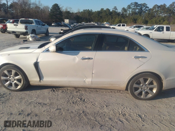 2013 Cadillac ATS Luxury with VIN 1G6AH5R31D0121510, listed as a IAAI auction lot 41652036 with 155,104 mi miles. Bid and sale history available at carsss.com. Image 14.