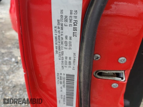 2016 Dodge Dart SE z VIN 1C3CDFAAXGD736947, wystawiony jako Copart lot #60841745 z przebiegiem Nie podano mil oraz Szkoda całkowita • Salvage title. Historia ofert i sprzedaży dostępna na DreamBid. Obrazek 12.
