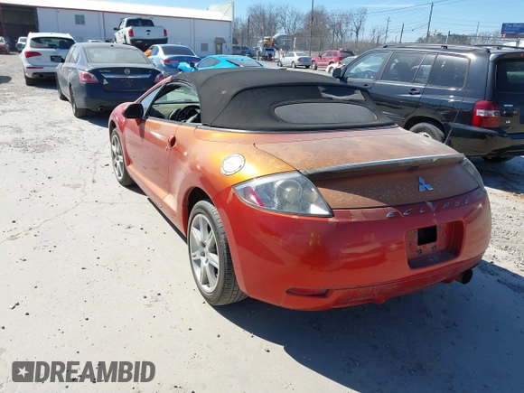 2007 Mitsubishi Eclipse GT with VIN 4A3AL35T17E004519, listed as a IAAI auction lot 41644756 with 157,826 mi miles and . Bid and sale history available at DreamBid. Image 3.