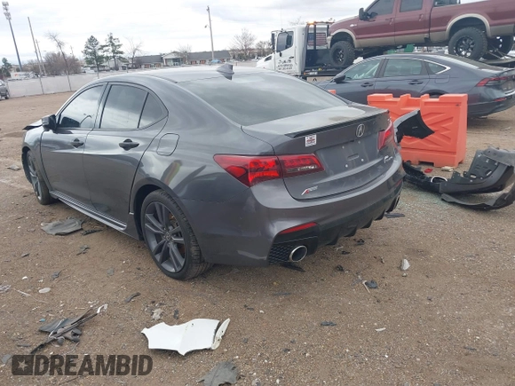 2018 Acura TLX w/A-SPEC Pkg with VIN 19UUB3F60JA003602, listed as a IAAI auction lot 41493147 with 92,060 mi miles and . Bid and sale history available at DreamBid. Image 3.