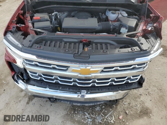 2023 Chevrolet Silverado 1500 LTZ with VIN 1GCUDGED9PZ320126, listed as a Copart auction lot 44628825 with 10,003 mi miles and Salvage Title. Bid and sale history available at carsss.com. Image 11.