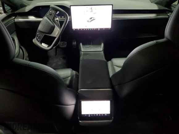 2022 Tesla Model S Plaid z VIN 5YJSA1E64NF460280, wystawiony jako Copart lot #60063745 z przebiegiem 42 387 mil mil oraz Szkoda całkowita • Salvage title. Historia ofert i sprzedaży dostępna na DreamBid. Obrazek 8.