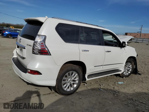 2014 Lexus GX with VIN JTJBM7FX2E5086154, listed as a Copart auction lot 48407855 with Not Provided miles and Salvage Title. Bid and sale history available at carsss.com. Image 3.