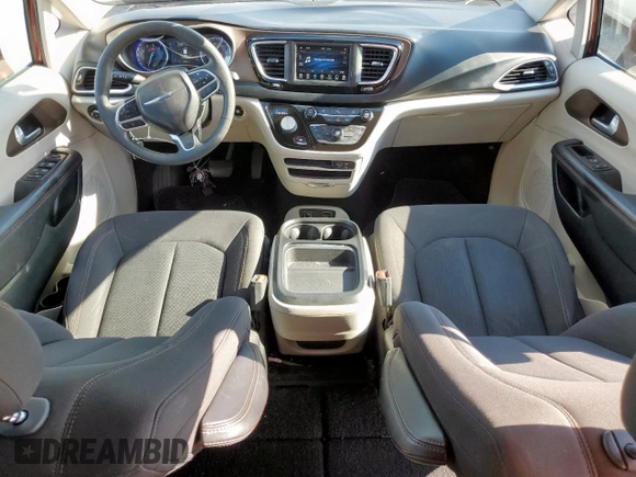 2018 Chrysler Pacifica Touring Plus with VIN 2C4RC1FG3JR125624, listed as a Copart auction lot 55962635 with 99,806 mi miles and Salvage title. Bid and sale history available at DreamBid. Image 8.
