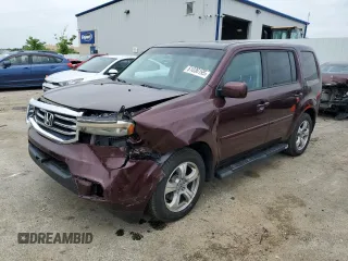 2013 Honda Pilot EX-L with VIN 5FNYF4H59DB049519, listed as a Copart auction lot 61036195 with 119,253 mi miles and Non repairable. Bid and sale history available at DreamBid. Image 1.