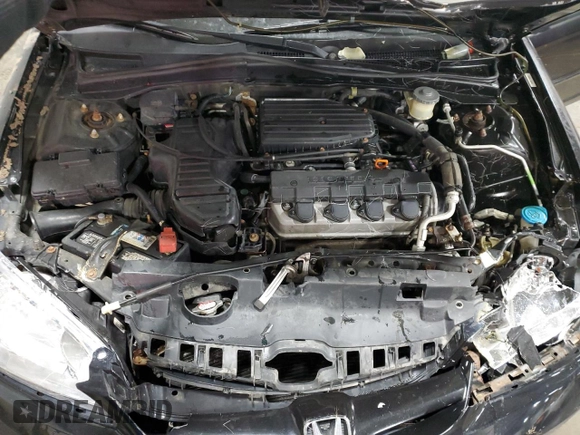2004 Honda Civic LX with VIN 2HGES16584H519888, listed as a Copart auction lot 49333265 with 166,286 mi miles and Salvage Title. Bid and sale history available at DreamBid. Image 11.