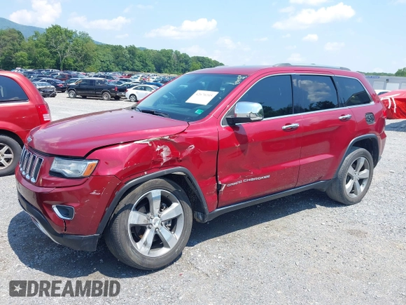2014 Jeep Grand Cherokee Limited with VIN 1C4RJFBG5EC183810, listed as a IAAI auction lot 42670205 with 151,936 mi miles and . Bid and sale history available at DreamBid. Image 6.