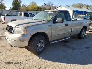 2007 Ford F-150 XL with VIN 1FTRF14V47KC19429, listed as a Copart auction lot 80147594 with 101,749 mi miles and Salvage title. Bid and sale history available at DreamBid. Image 1.