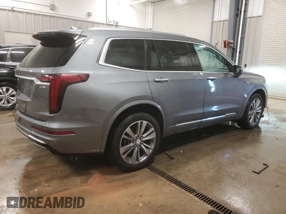 2021 Cadillac XT6 Premium Luxury with VIN 1GYKPFRS3MZ210552, listed as a Copart auction lot 89174415 with 12,823 mi miles and Salvage title. Bid and sale history available at DreamBid. Image 3.
