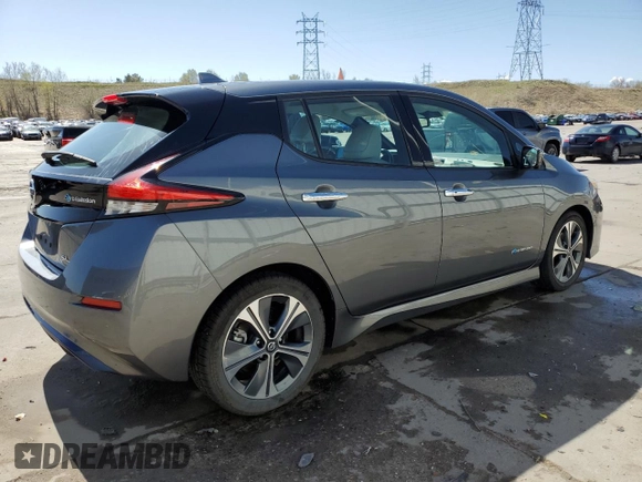 2018 Nissan LEAF S z VIN 1N4AZ1CPXJC314804, wystawiony jako Copart lot #54184945 z przebiegiem 80 778 mil mil oraz Szkoda całkowita • Salvage title. Historia ofert i sprzedaży dostępna na DreamBid. Obrazek 3.