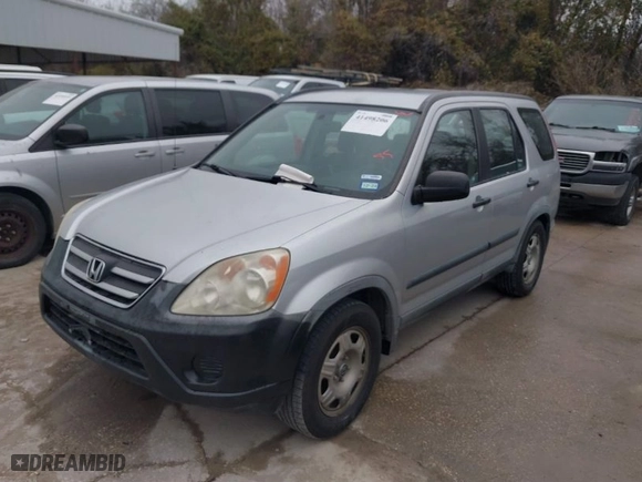 2006 Honda CR-V LX with VIN JHLRD68596C004279, listed as a IAAI auction lot 41498206 with 191,381 mi miles. Bid and sale history available at carsss.com. Image 2.