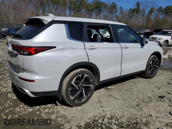 2023 Mitsubishi Outlander SE with VIN JA4J4UA89PZ020302, listed as a Copart auction lot 49296665 with 66,518 mi miles and Salvage Title. Bid and sale history available at carsss.com. Image 3.