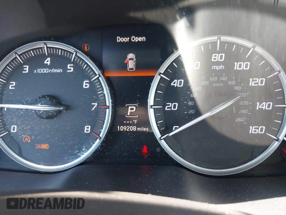 2016 Acura MDX w/Advance with VIN 5FRYD4H96GB034228, listed as a IAAI auction lot 41673425 with 109,208 mi miles. Bid and sale history available at carsss.com. Image 7.