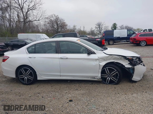 2017 Honda Accord Sport with VIN 1HGCR2F58HA106043, listed as a IAAI auction lot 42009231 with 95,948 mi miles. Bid and sale history available at carsss.com. Image 14.