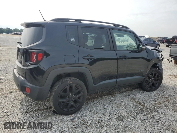 2017 Jeep Renegade Altitude with VIN ZACCJBBB9HPF02998, listed as a Copart auction lot 56546065 with 110,360 mi miles and Salvage title. Bid and sale history available at DreamBid. Image 3.