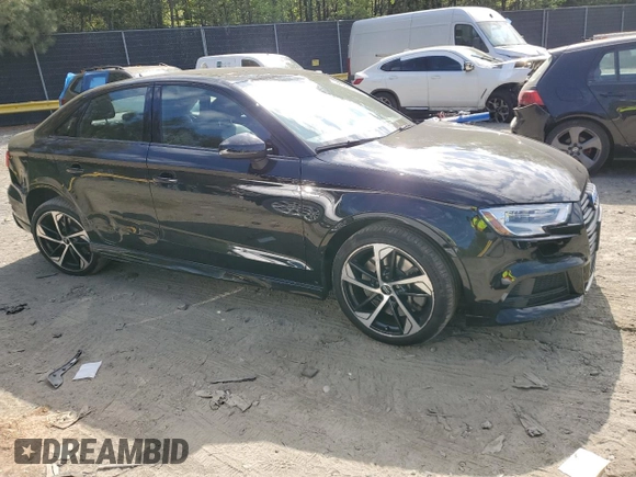 2020 Audi A3 Sedan S line Premium with VIN WAUBEGFF3LA103746, listed as a Copart auction lot 53294934 with 41,343 mi miles and Salvage Title. Bid and sale history available at carsss.com. Image 4.