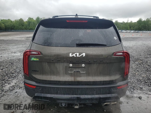 2022 Kia Telluride SX с VIN 5XYP5DHC3NG293402, выставлен на аукционе Copart как лот 57993815 с пробегом 71 354 миль миль и Списание • Salvage title. История ставок и продаж доступна на DreamBid. Изображение 6.