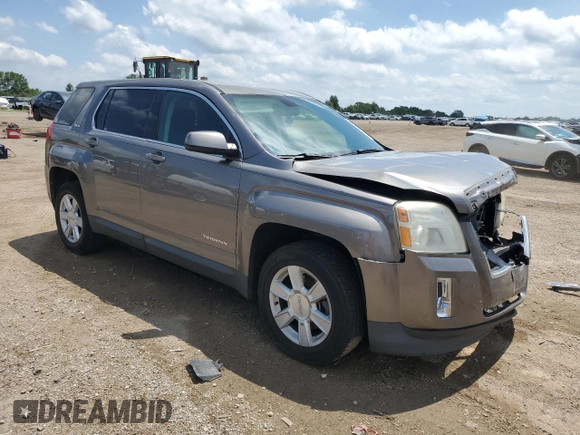 2010 GMC Terrain SLE-1 with VIN 2CTALBEWXA6276087, listed as a Copart auction lot 62078465 with 122,010 mi miles and Salvage title. Bid and sale history available at DreamBid. Image 4.