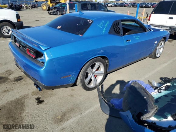 2015 Dodge Challenger SRT 392 with VIN 2C3CDZDJ7FH912125, listed as a Copart auction lot 87954765 with NaN miles and Salvage Title. Bid and sale history available at carsss.com. Image 3.
