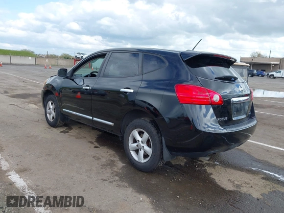 2013 Nissan Rogue S with VIN JN8AS5MT2DW552509, listed as a IAAI auction lot 41935057 with 151,097 mi miles. Bid and sale history available at carsss.com. Image 3.