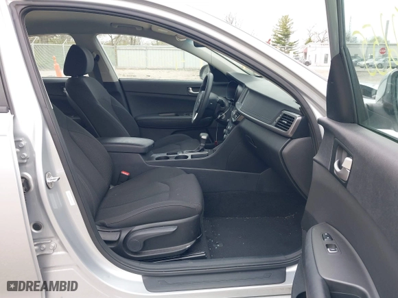 2018 Kia Optima LX with VIN 5XXGT4L38JG179861, listed as a IAAI auction lot 42000255 with 87,530 mi miles. Bid and sale history available at carsss.com. Image 5.