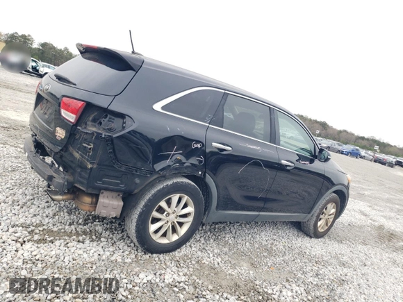 2016 Kia Sorento LX with VIN 5XYPG4A30GG092290, listed as a Copart auction lot 50033365 with 190,485 mi miles and Salvage Title. Bid and sale history available at carsss.com. Image 3.