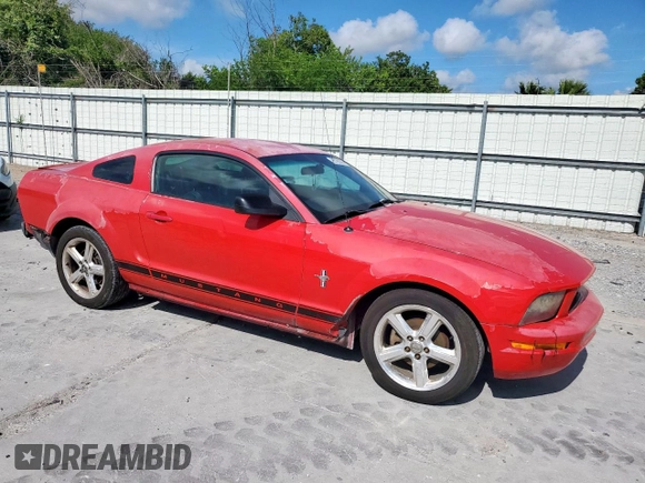 2008 Ford Mustang Deluxe with VIN 1ZVHT80N485106676, listed as a Copart auction lot 65188385 with 196,662 mi miles and Salvage title. Bid and sale history available at DreamBid. Image 4.
