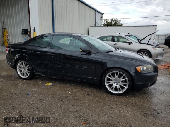 2007 Volvo C70 with VIN YV1MC68217J010617, listed as a Copart auction lot 73732294 with 0 mi miles and Salvage Title. Bid and sale history available at carsss.com. Image 4.
