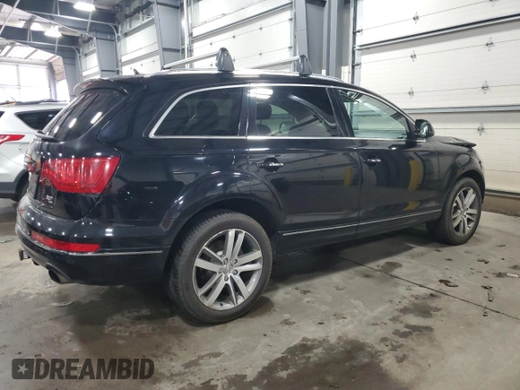 2015 Audi Q7 Premium Plus with VIN WA1LGAFE6FD004194, listed as a Copart auction lot 60368455 with 118,598 mi miles and Salvage title. Bid and sale history available at DreamBid. Image 3.