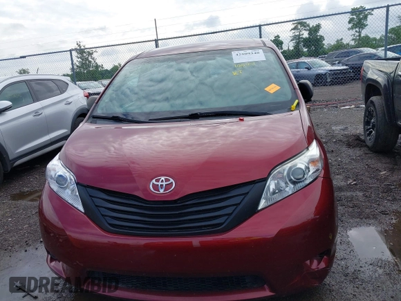 2016 Toyota Sienna L with VIN 5TDZK3DC7GS752874, listed as a IAAI auction lot 42509340 with 100,051 mi miles and . Bid and sale history available at DreamBid. Image 12.