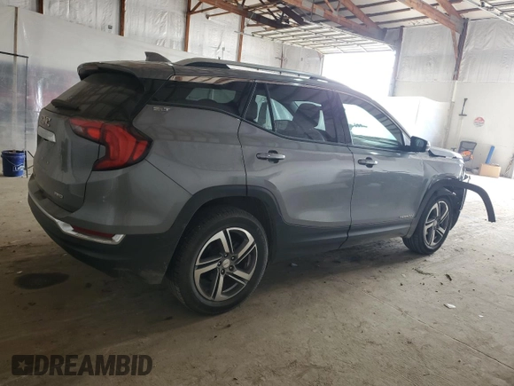 2021 GMC Terrain SLT with VIN 3GKALVEV2ML389606, listed as a Copart auction lot 49681125 with 63,096 mi miles and Salvage Title. Bid and sale history available at DreamBid. Image 3.