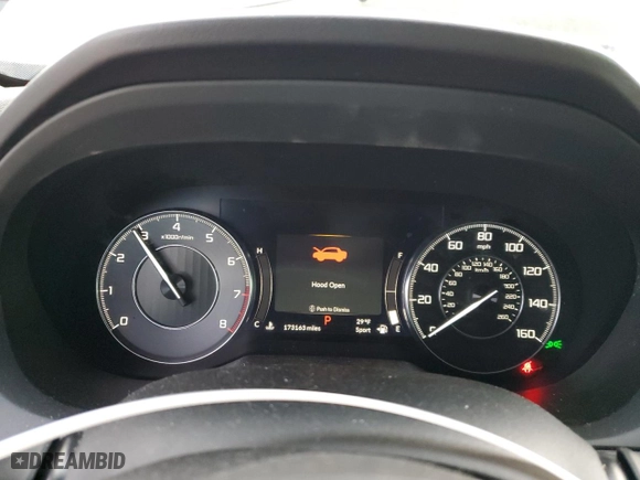2019 Acura RDX w/Advance Pkg with VIN 5J8TC2H77KL018340, listed as a Copart auction lot 41738665 with 173,163 mi miles and Salvage Title. Bid and sale history available at carsss.com. Image 9.