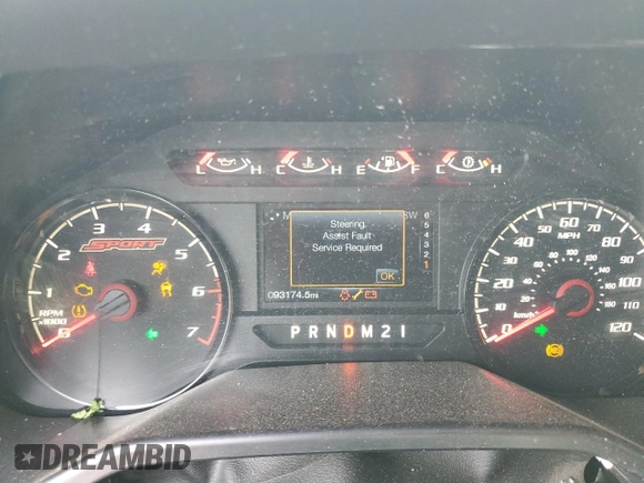 2017 Ford F-150 XL с VIN 1FTEX1CF8HFA34414, выставлен на аукционе Copart как лот 54101235 с пробегом 93 174 миль миль и Списание • Salvage title. История ставок и продаж доступна на DreamBid. Изображение 9.