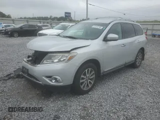 2013 Nissan Pathfinder SL with VIN 5N1AR2MM8DC612157, listed as a Copart auction lot 57475185 with 148,616 mi miles and Salvage title. Bid and sale history available at DreamBid. Image 1.