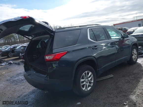 2020 Chevrolet Traverse LT Leather with VIN 1GNEVHKW9LJ189339, listed as a IAAI auction lot 41092006 with 87,868 mi miles. Bid and sale history available at carsss.com. Image 4.