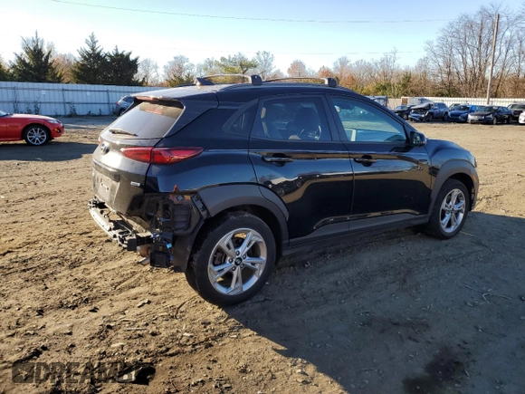 2022 Hyundai Kona SEL with VIN KM8K3CAB9NU908072, listed as a Copart auction lot 79875824 with 41,977 mi miles and Salvage Title. Bid and sale history available at carsss.com. Image 3.