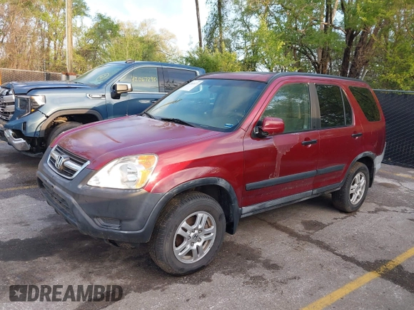 2002 Honda CR-V EX with VIN JHLRD78832C064441, listed as a IAAI auction lot 42083477 with 222,113 mi miles. Bid and sale history available at carsss.com. Image 2.