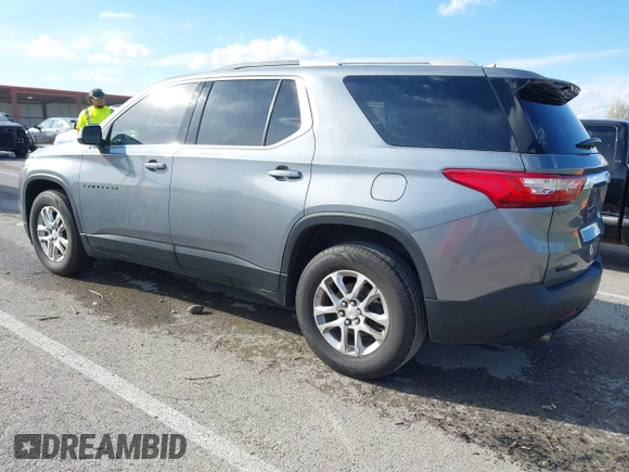 2018 Chevrolet Traverse LT Cloth with VIN 1GNERGKW9JJ216082, listed as a IAAI auction lot 41880608 with 130,084 mi miles and . Bid and sale history available at DreamBid. Image 3.