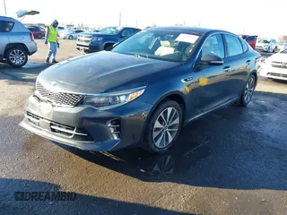 2016 Kia Optima SXL Turbo with VIN 5XXGV4L2XGG051938, listed as a IAAI auction lot 41400484 with 114,722 mi miles. Bid and sale history available at carsss.com. Image 2.