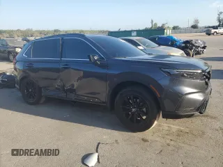 2024 Honda CR-V Sport with VIN 7FARS5H52RE021384, listed as a Copart auction lot 55431915 with 17,424 mi miles and Salvage Title. Bid and sale history available at DreamBid. Image 4.