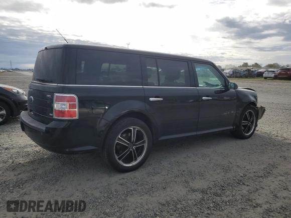 2009 Ford Flex SEL with VIN 2FMEK62CX9BB08885, listed as a Copart auction lot 48808745 with 174,960 mi miles and Salvage Title. Bid and sale history available at carsss.com. Image 3.