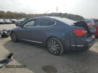 2014 Kia Cadenza Premium with VIN KNALN4D72E5142855, listed as a Copart auction lot 77654804 with 107,216 mi miles and Salvage Title. Bid and sale history available at carsss.com. Image 2.