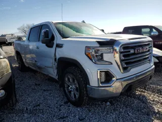 2022 GMC Sierra 1500 Limited SLT with VIN 3GTU9DED0NG141938, listed as a Copart auction lot 42553395 with 40,277 mi miles and Salvage Title. Bid and sale history available at carsss.com. Image 4.