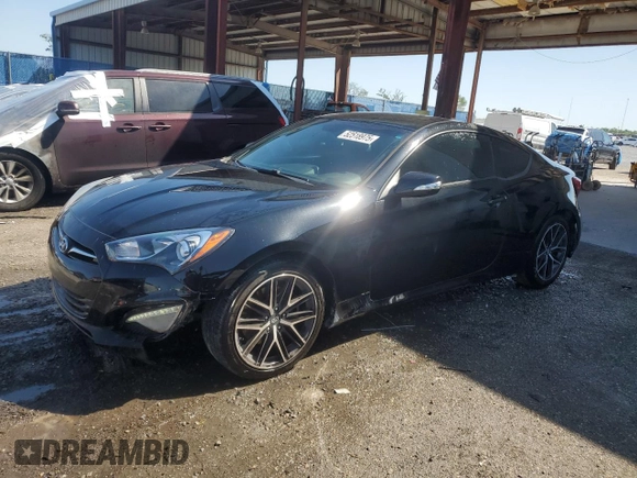 2016 Hyundai Genesis Coupe 3.8L Base with VIN KMHHT6KJ6GU132486, listed as a Copart auction lot 52518975 with 169,564 mi miles and Salvage Title. Bid and sale history available at carsss.com. Image 1.